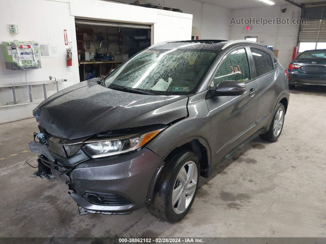 2019 Honda Hr-v Ex Gray vin: 3CZRU6H59KM707980