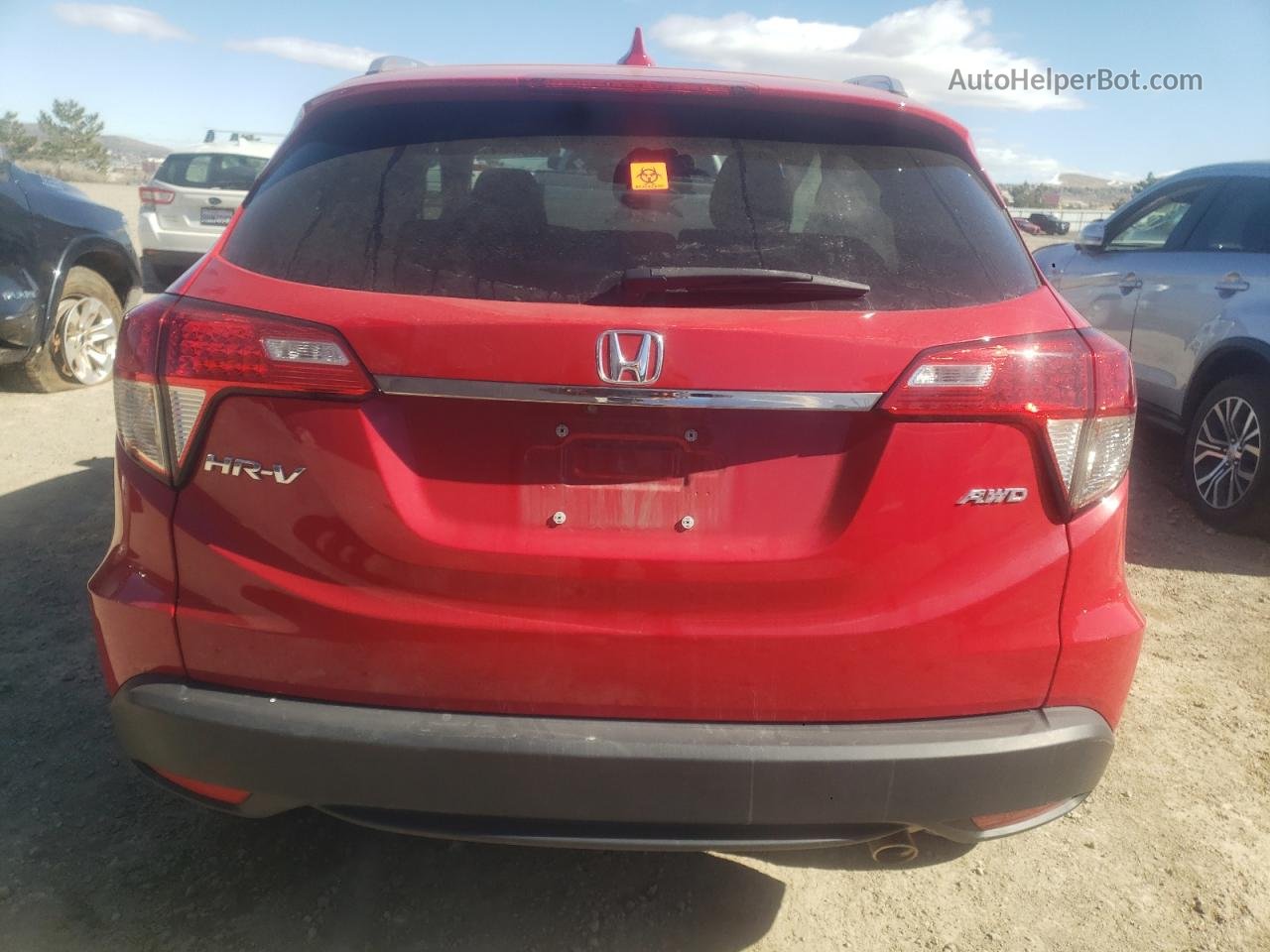 2019 Honda Hr-v Ex Red vin: 3CZRU6H59KM711995