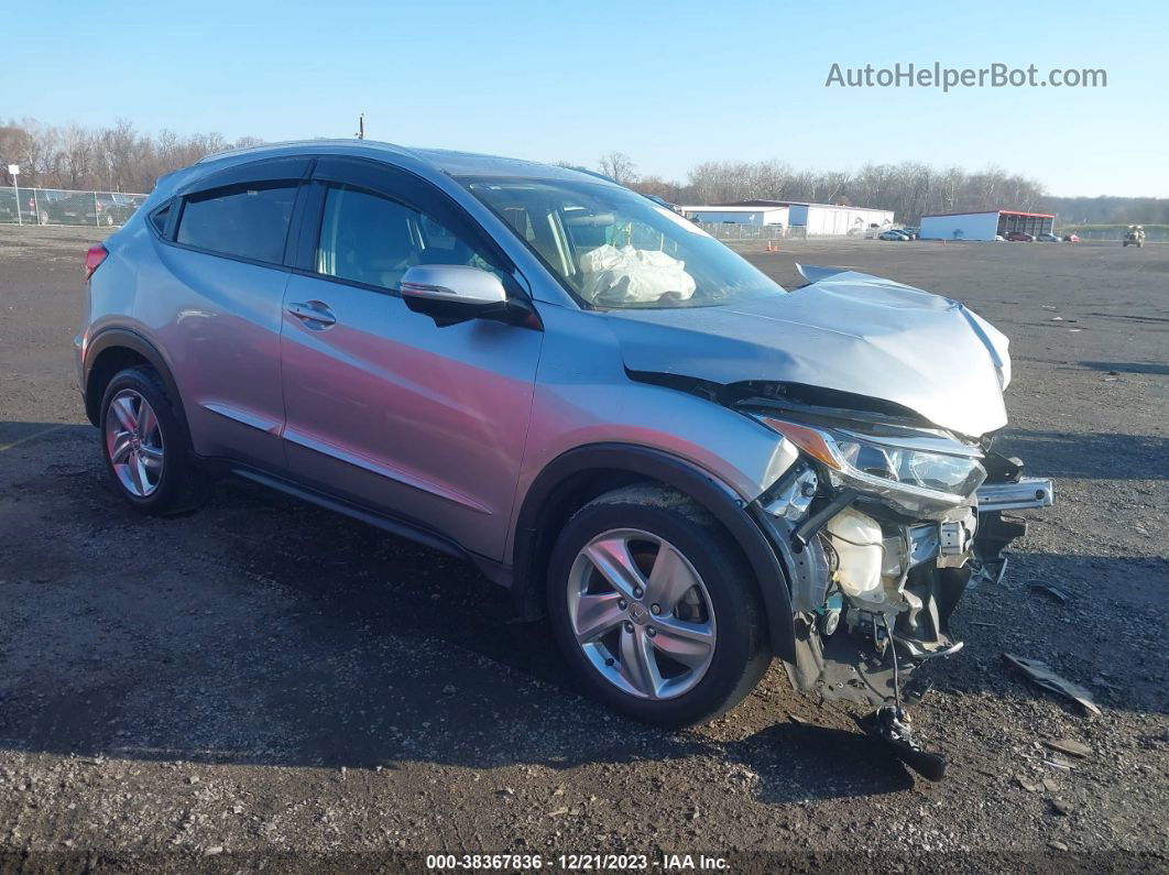 2019 Honda Hr-v Ex Gray vin: 3CZRU6H59KM722155