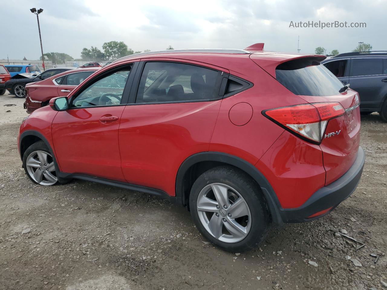 2019 Honda Hr-v Ex Red vin: 3CZRU6H59KM732653