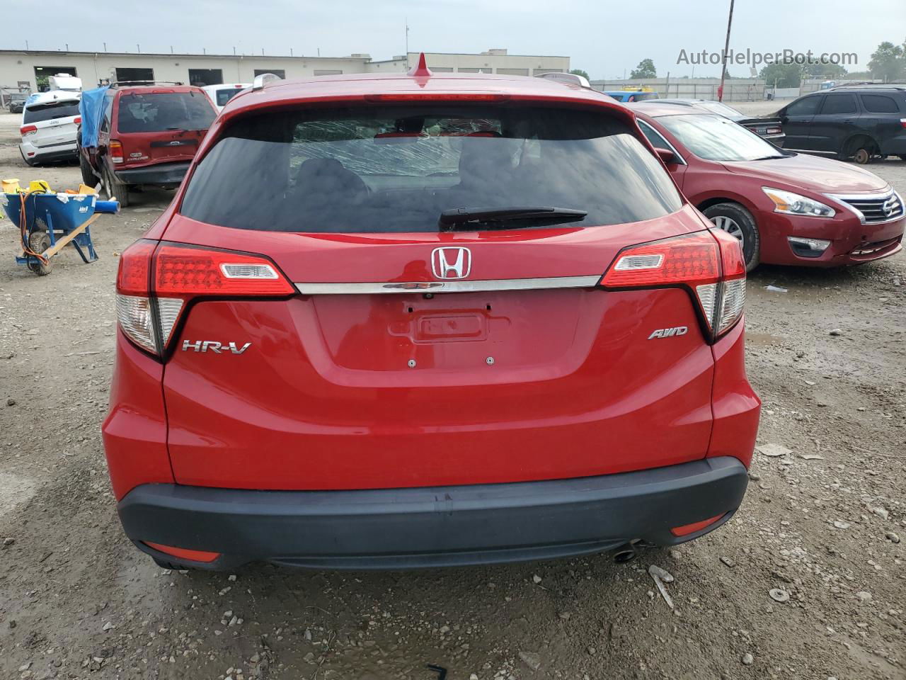 2019 Honda Hr-v Ex Red vin: 3CZRU6H59KM732653