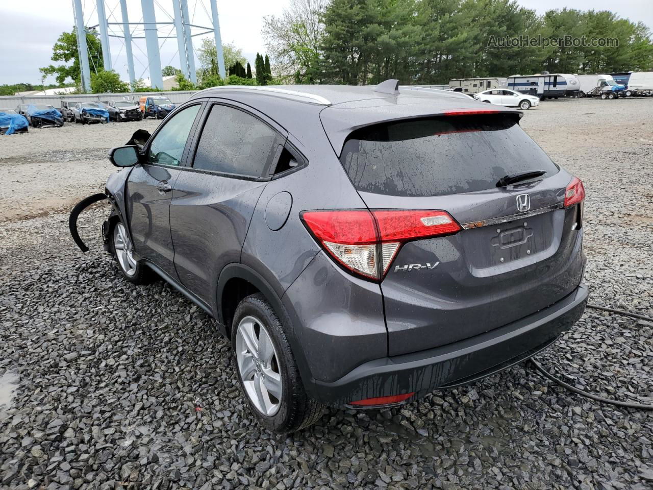 2019 Honda Hr-v Ex Gray vin: 3CZRU6H59KM734712