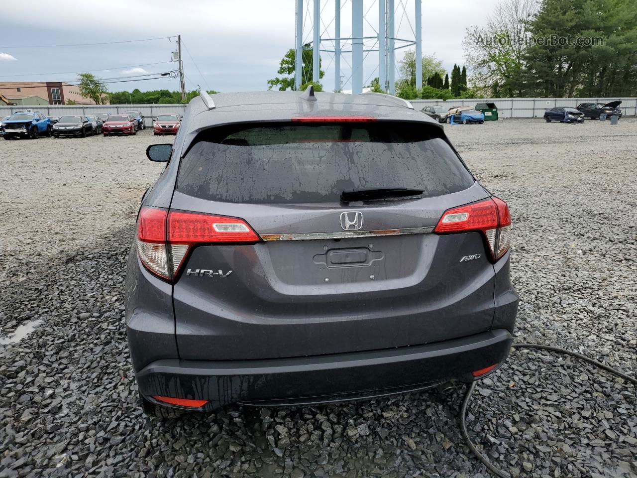 2019 Honda Hr-v Ex Gray vin: 3CZRU6H59KM734712