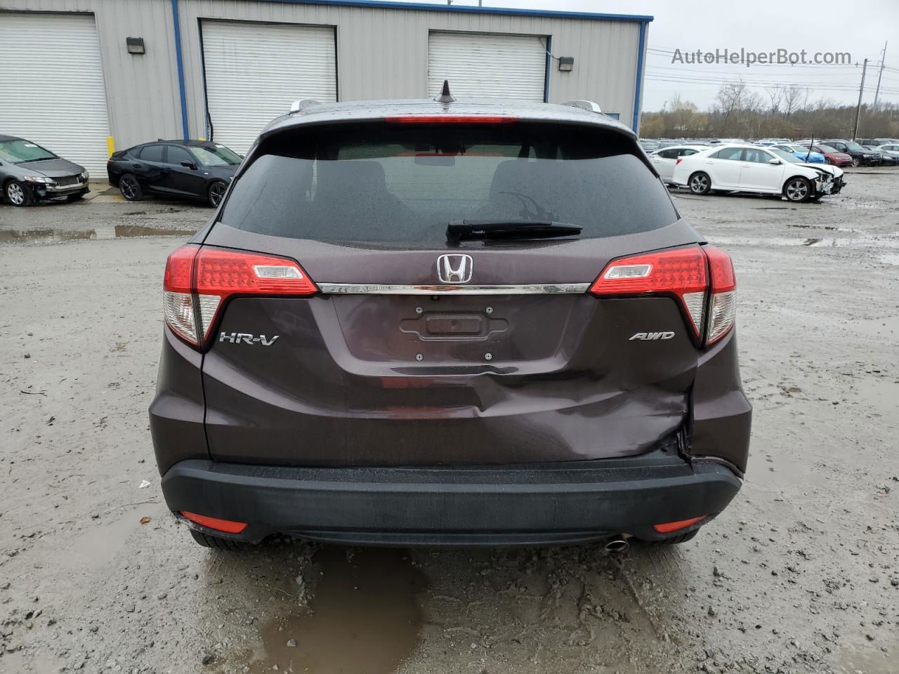 2019 Honda Hr-v Ex Purple vin: 3CZRU6H59KM736458