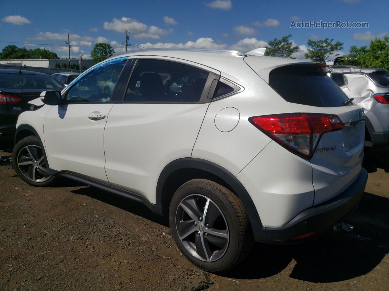 2021 Honda Hr-v Ex White vin: 3CZRU6H59MM727813