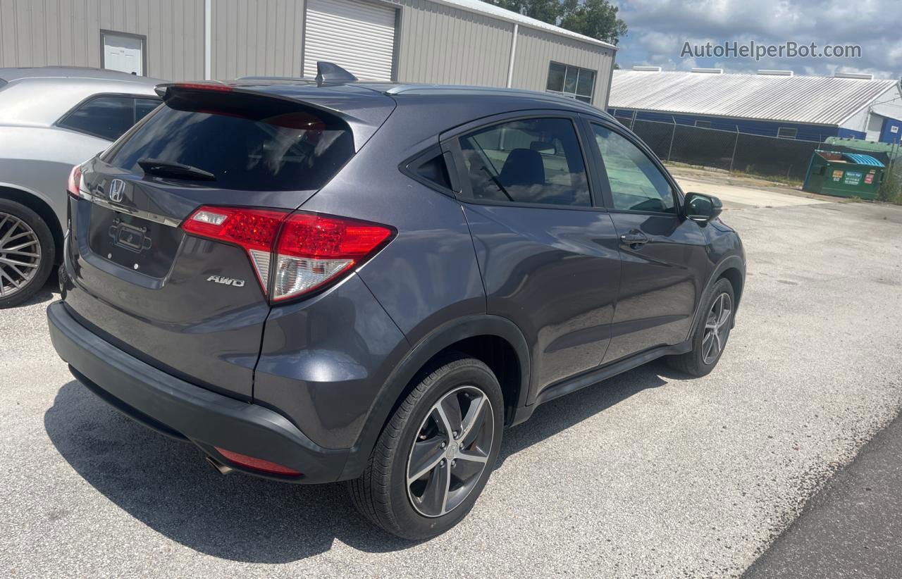 2021 Honda Hr-v Ex Gray vin: 3CZRU6H59MM754042