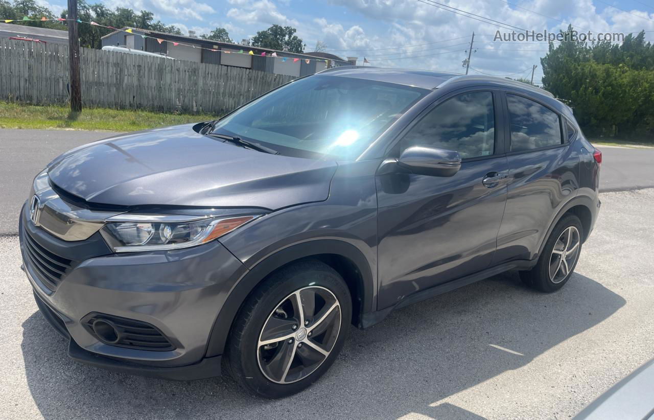 2021 Honda Hr-v Ex Gray vin: 3CZRU6H59MM754042