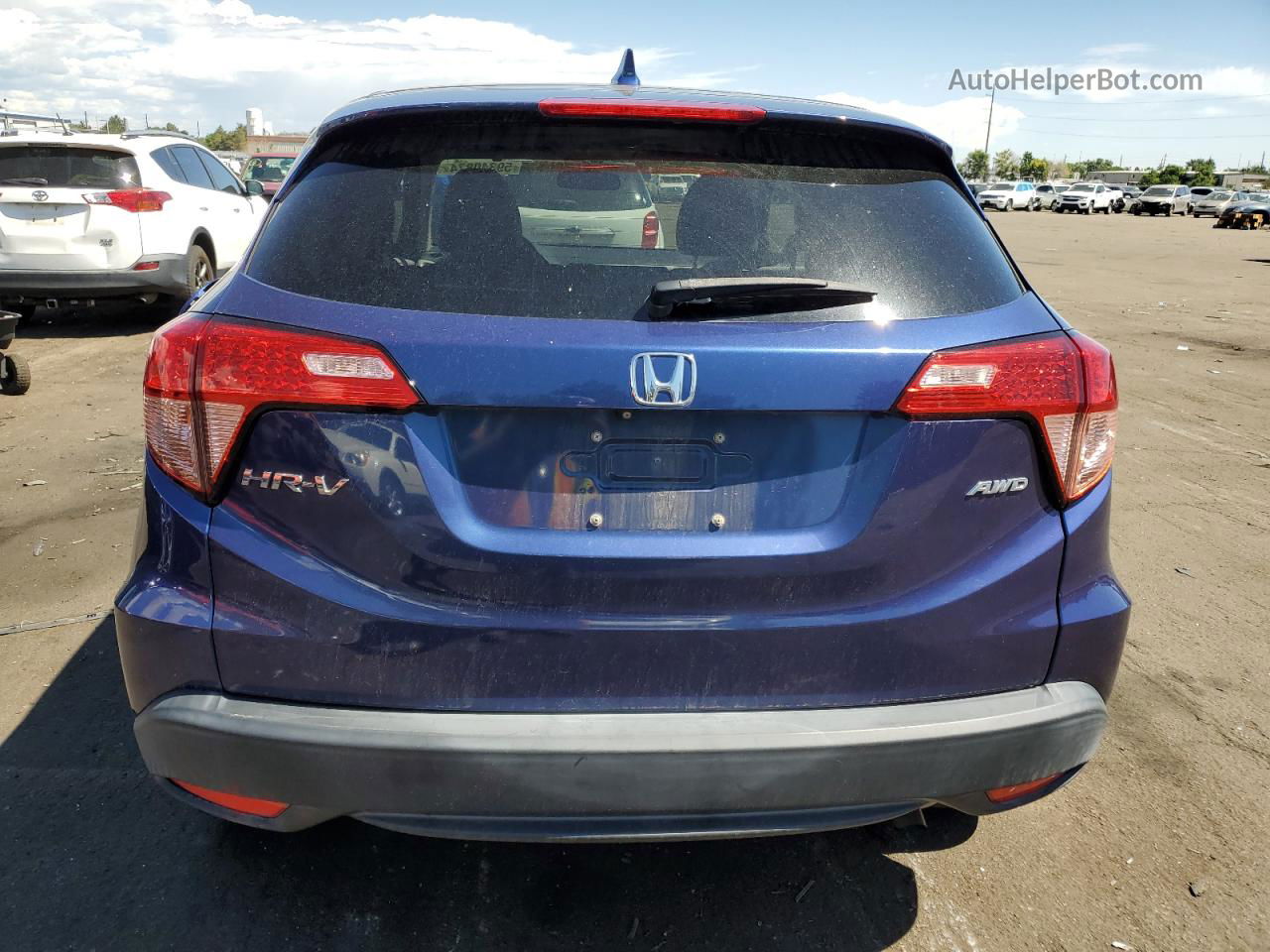 2016 Honda Hr-v Ex Синий vin: 3CZRU6H5XGM737092