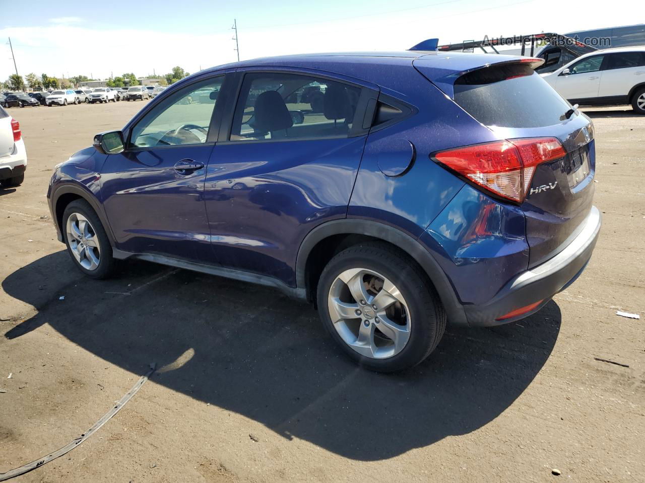 2016 Honda Hr-v Ex Blue vin: 3CZRU6H5XGM737092