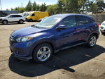 2016 Honda Hr-v Ex Blue vin: 3CZRU6H5XGM737092