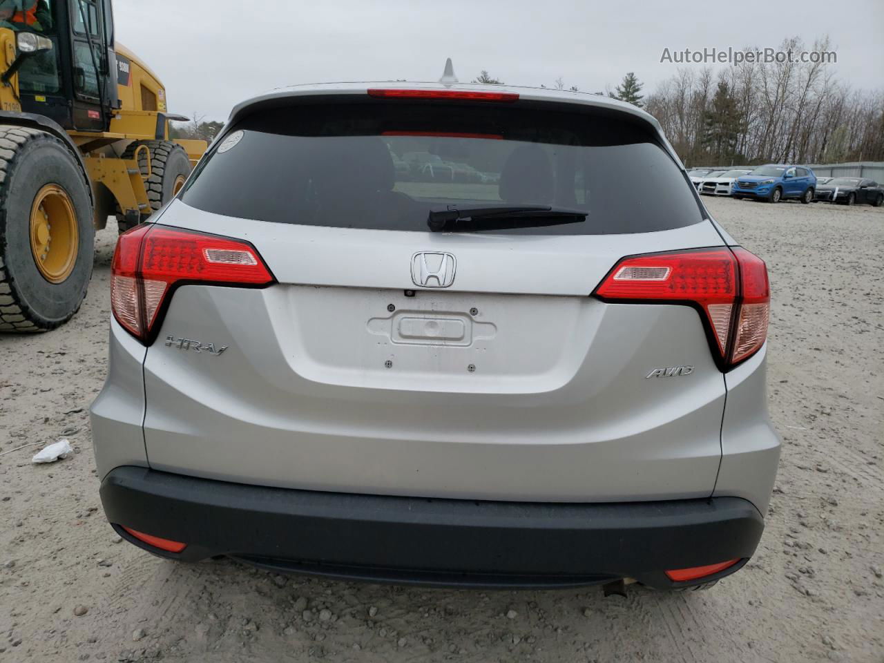 2016 Honda Hr-v Ex Gray vin: 3CZRU6H5XGM738887