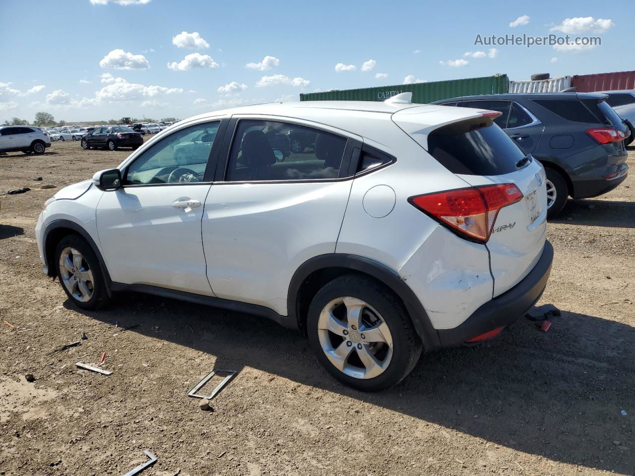 2016 Honda Hr-v Ex White vin: 3CZRU6H5XGM753759