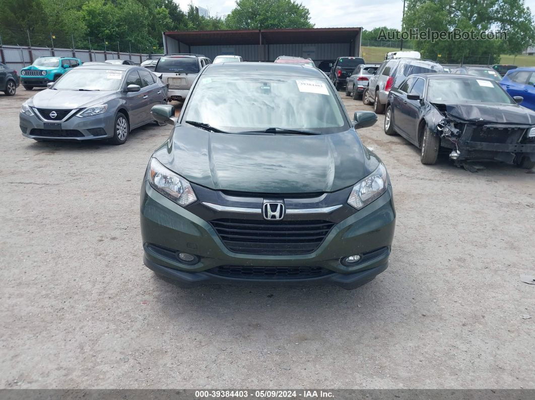 2016 Honda Hr-v Ex Зеленый vin: 3CZRU6H5XGM763336