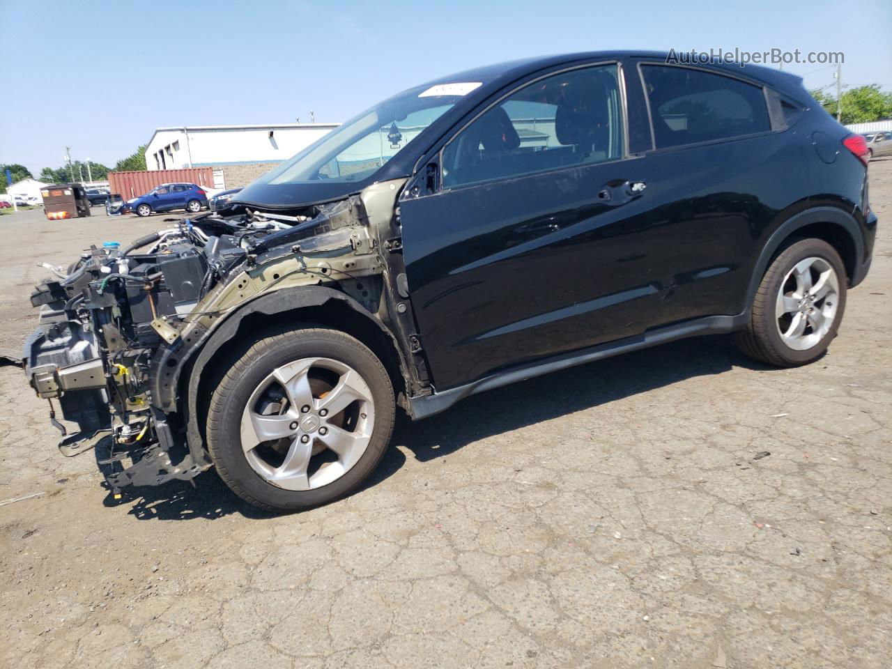 2017 Honda Hr-v Ex Black vin: 3CZRU6H5XHM714980