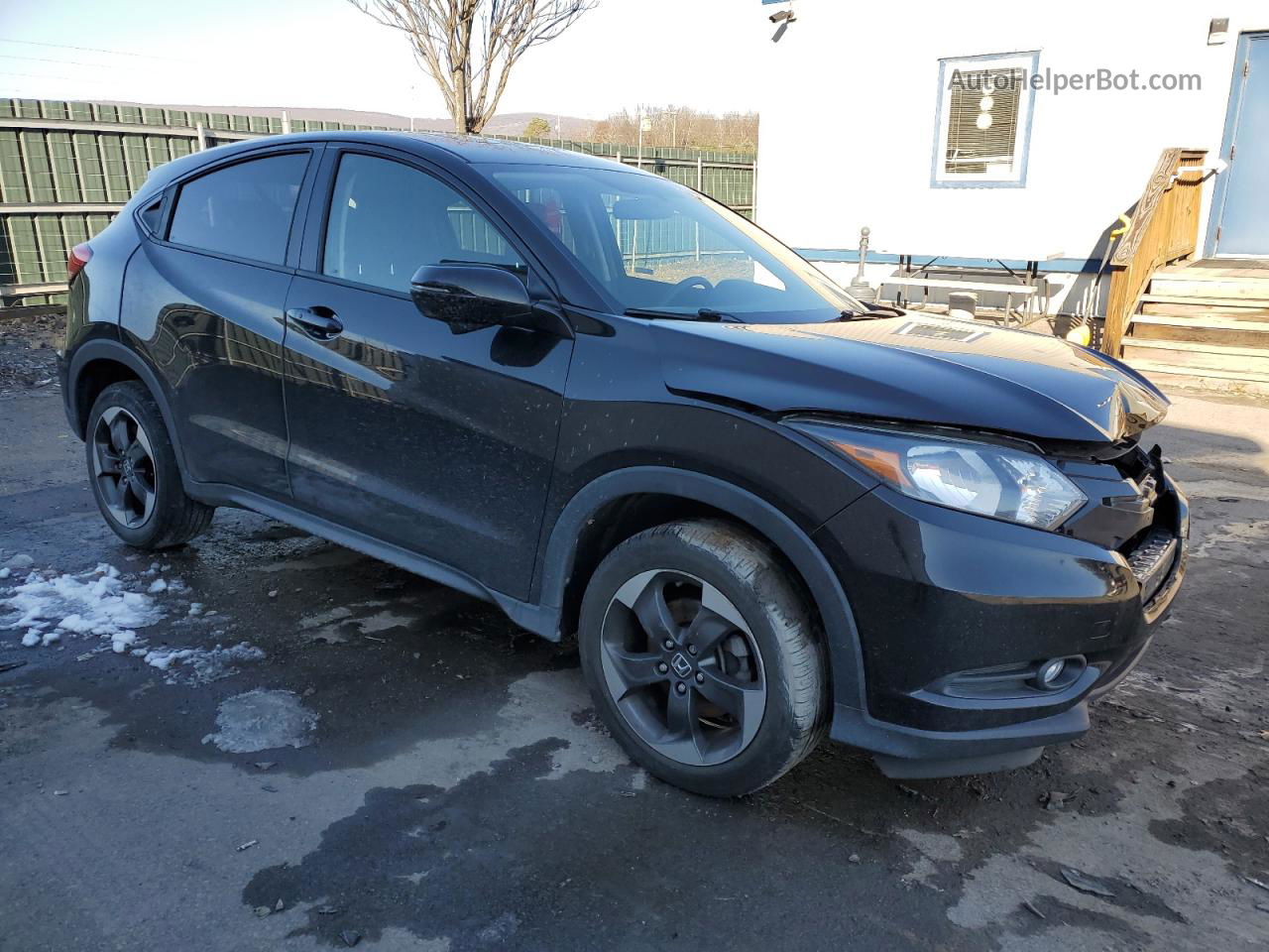 2018 Honda Hr-v Ex Black vin: 3CZRU6H5XJG720931