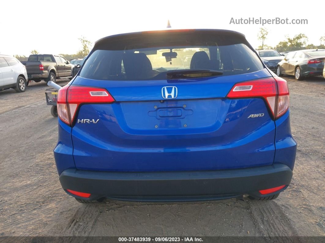 2018 Honda Hr-v Ex Blue vin: 3CZRU6H5XJG721299