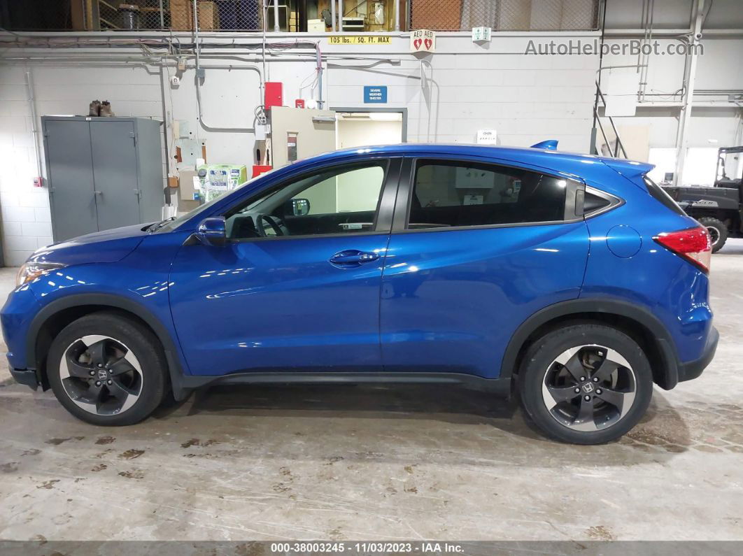 2018 Honda Hr-v Ex Blue vin: 3CZRU6H5XJG721299