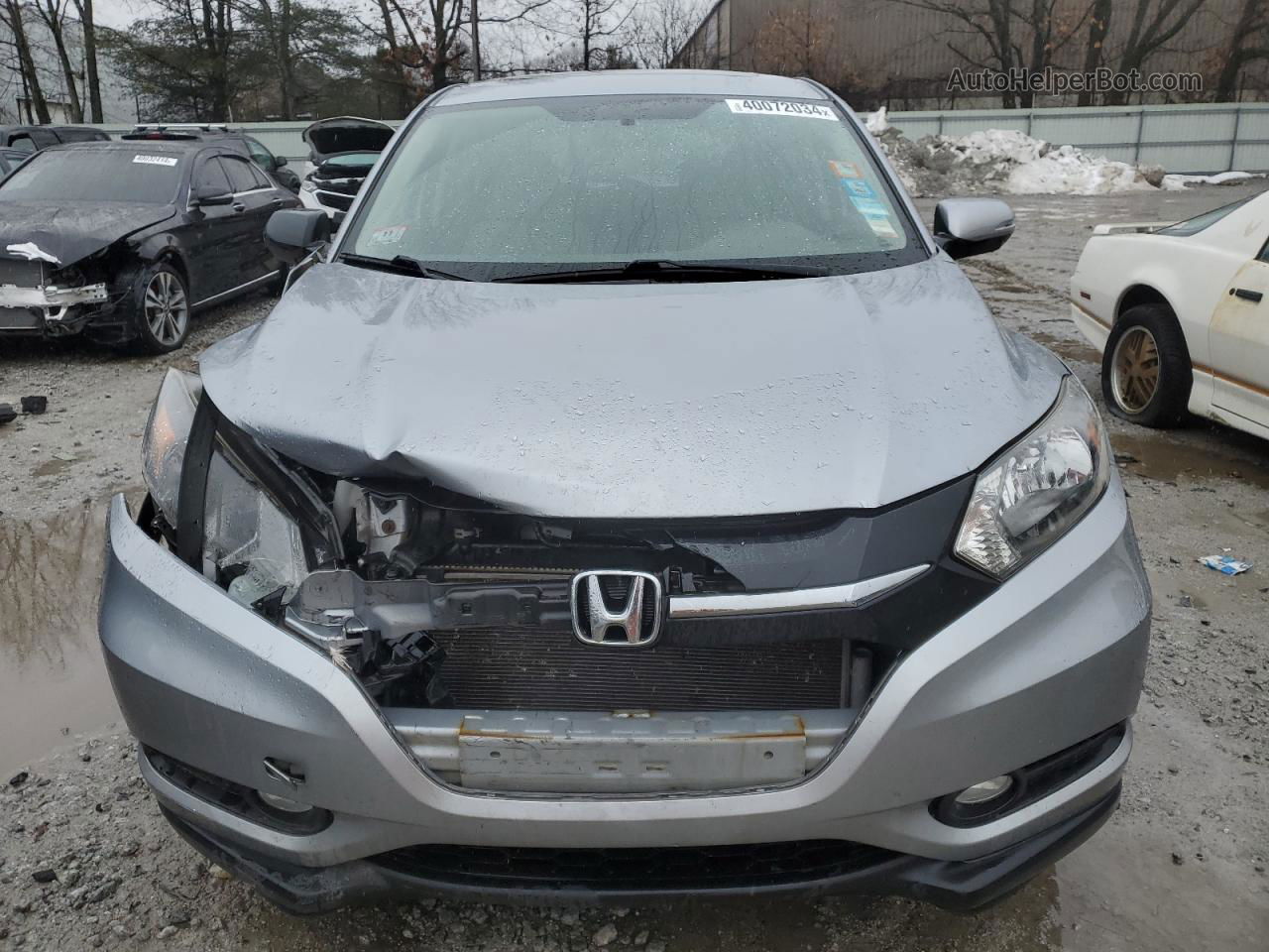 2018 Honda Hr-v Ex Silver vin: 3CZRU6H5XJM709851