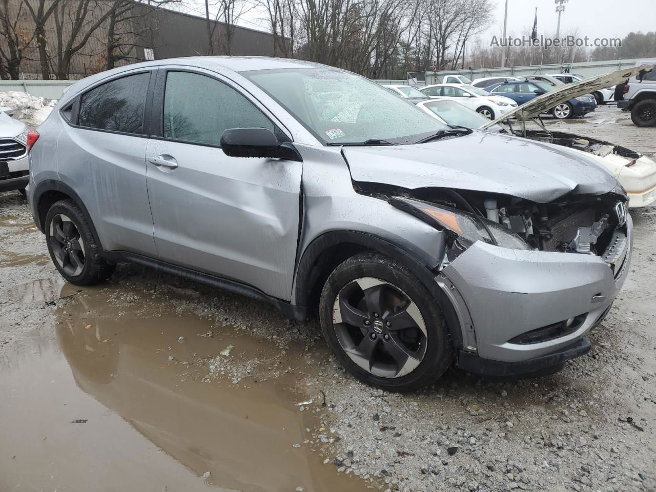 2018 Honda Hr-v Ex Silver vin: 3CZRU6H5XJM709851