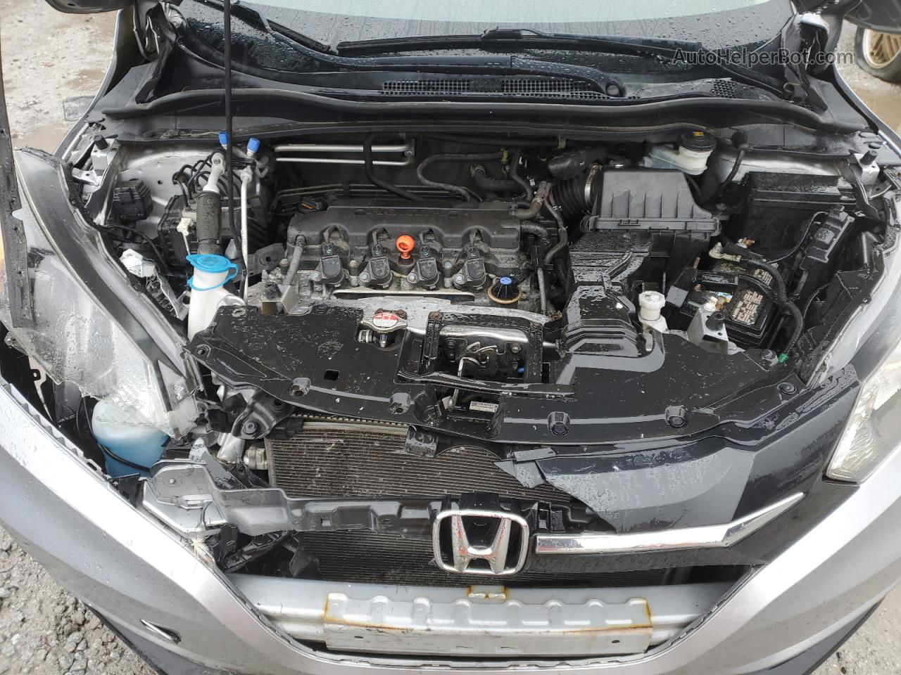 2018 Honda Hr-v Ex Silver vin: 3CZRU6H5XJM709851