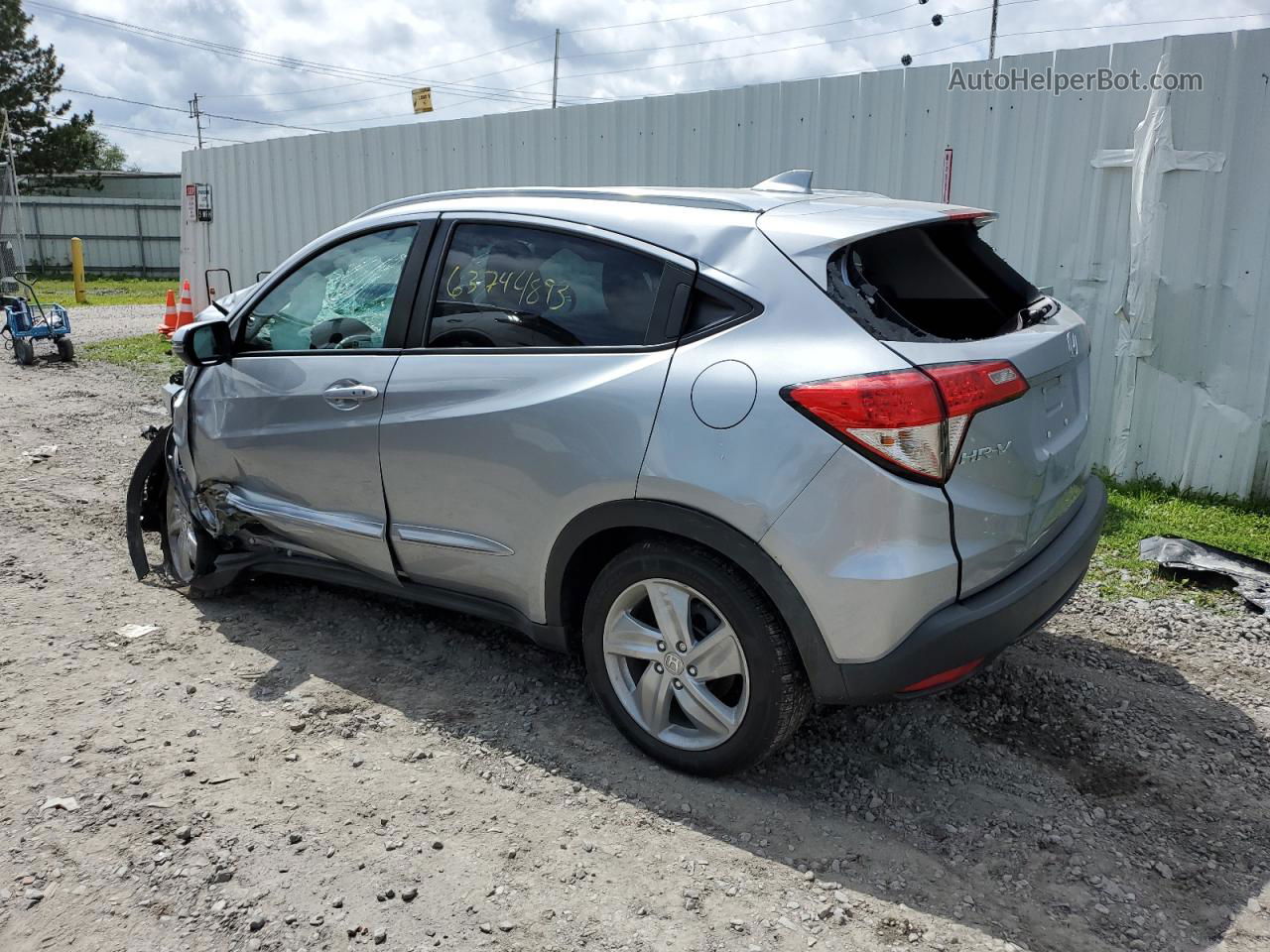 2019 Honda Hr-v Ex Silver vin: 3CZRU6H5XKM726599