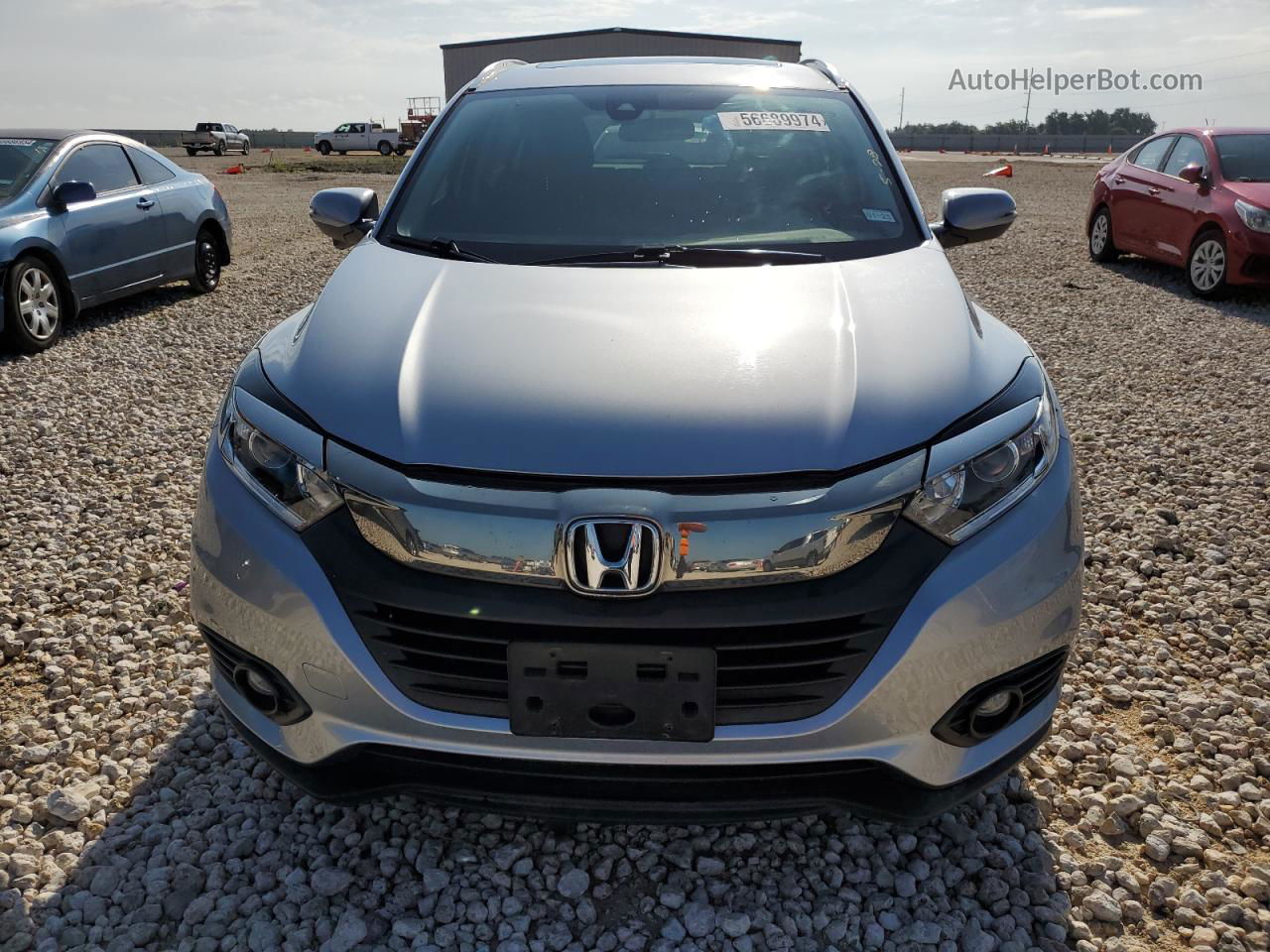 2019 Honda Hr-v Ex Silver vin: 3CZRU6H5XKM726747