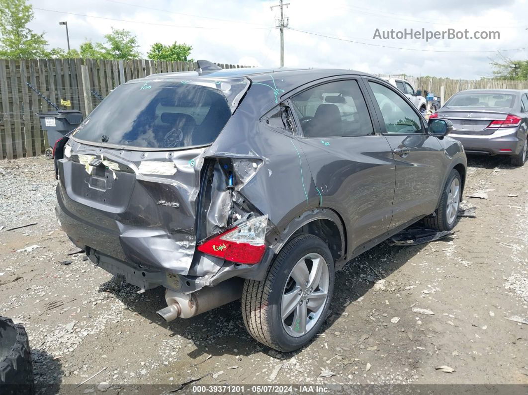 2019 Honda Hr-v Ex Gray vin: 3CZRU6H5XKM727218