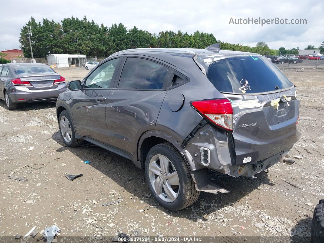 2019 Honda Hr-v Ex Gray vin: 3CZRU6H5XKM727218