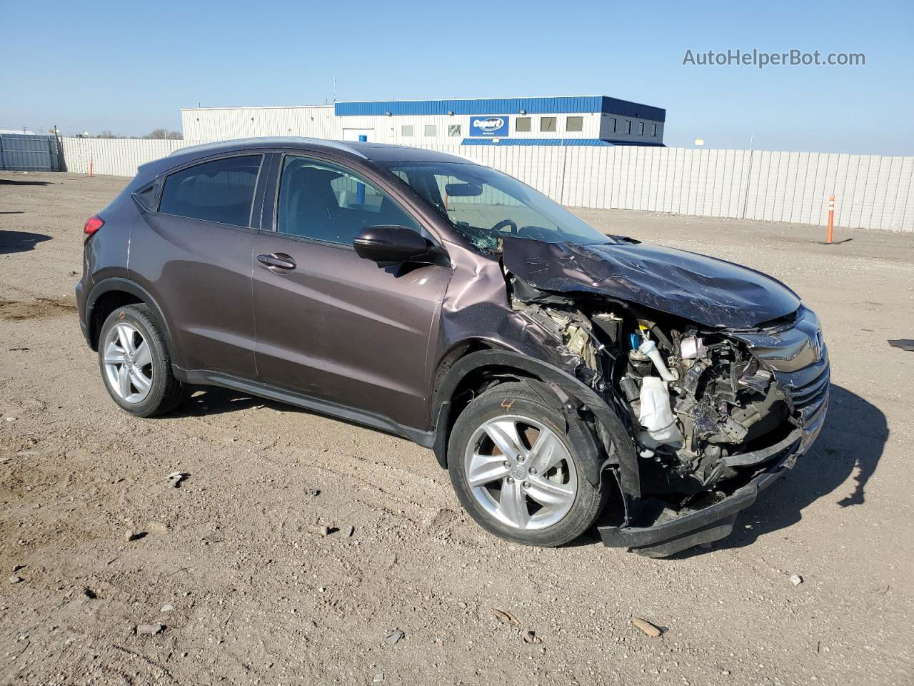 2019 Honda Hr-v Ex Purple vin: 3CZRU6H5XKM727476