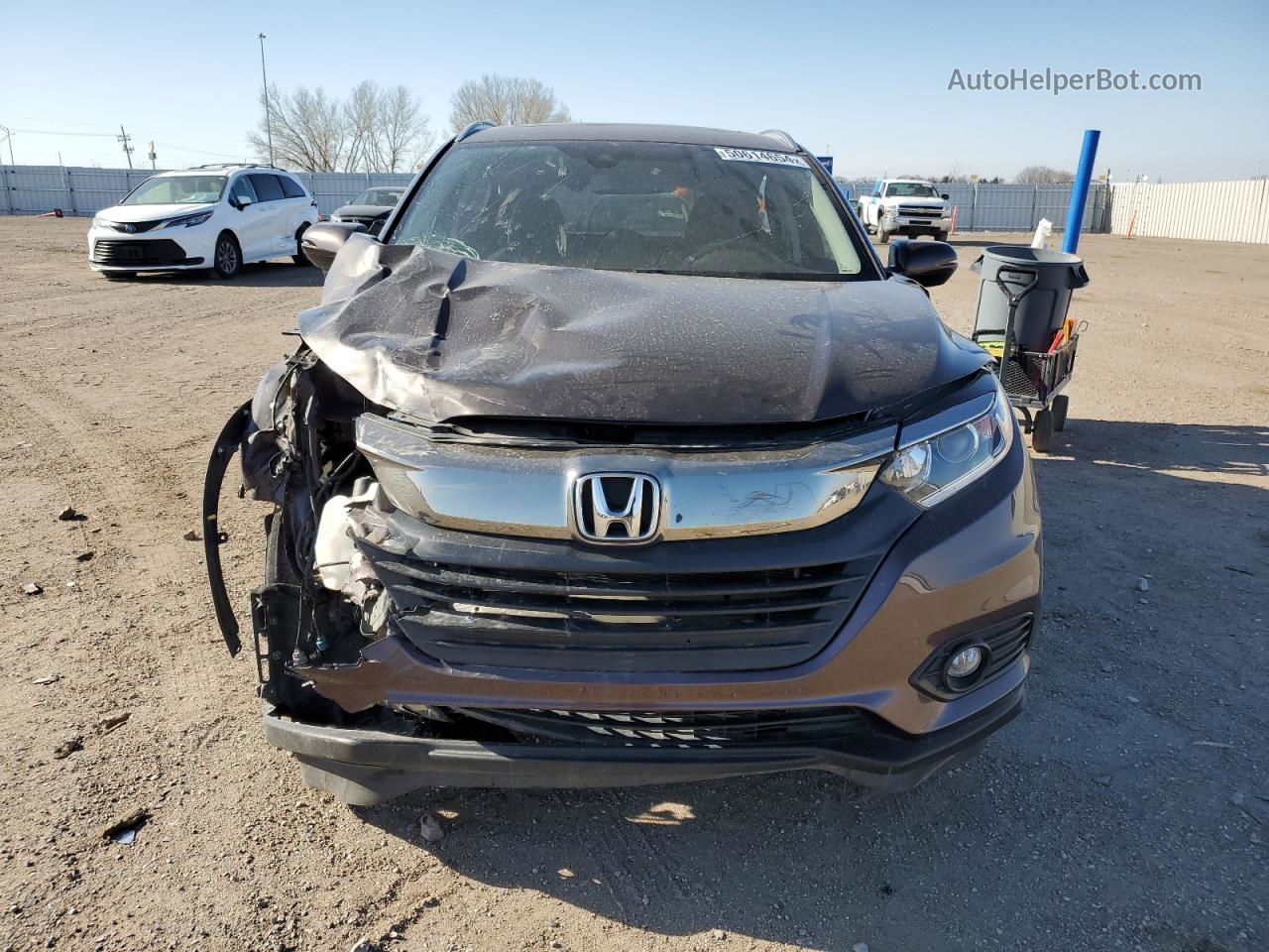 2019 Honda Hr-v Ex Purple vin: 3CZRU6H5XKM727476