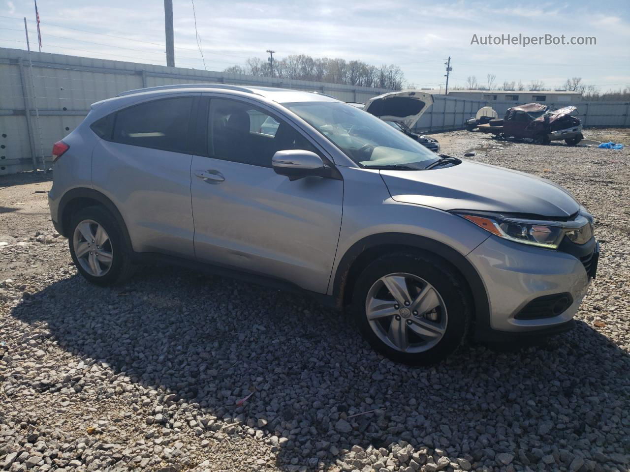 2019 Honda Hr-v Ex Silver vin: 3CZRU6H5XKM739532