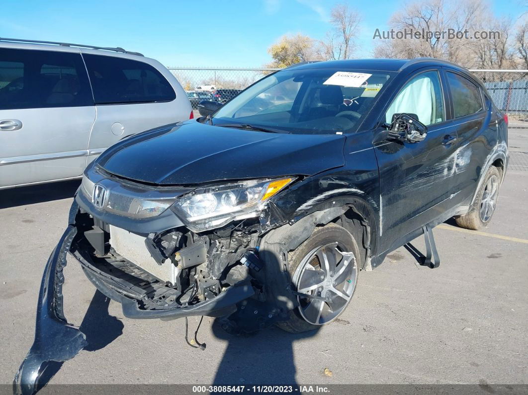 2021 Honda Hr-v Awd Ex Черный vin: 3CZRU6H5XMM704377