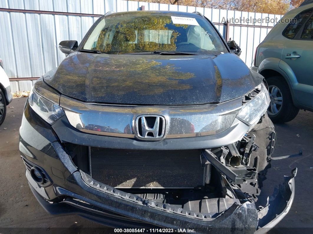 2021 Honda Hr-v Awd Ex Черный vin: 3CZRU6H5XMM704377