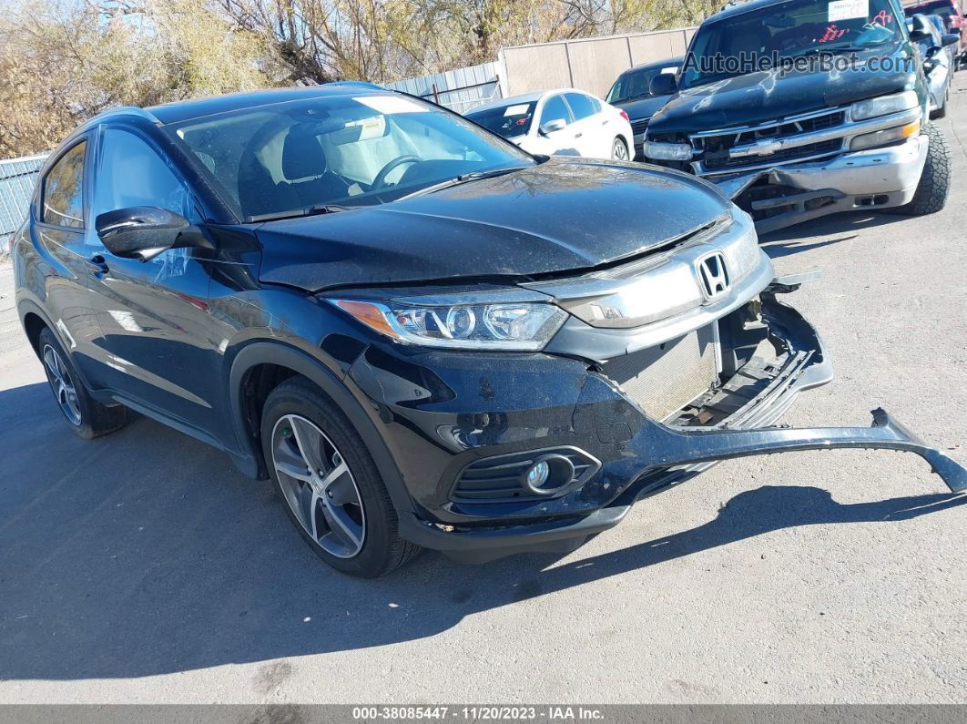 2021 Honda Hr-v Awd Ex Черный vin: 3CZRU6H5XMM704377