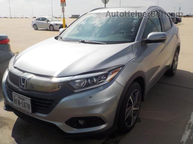 2021 Honda Hr-v Ex Silver vin: 3CZRU6H5XMM750419