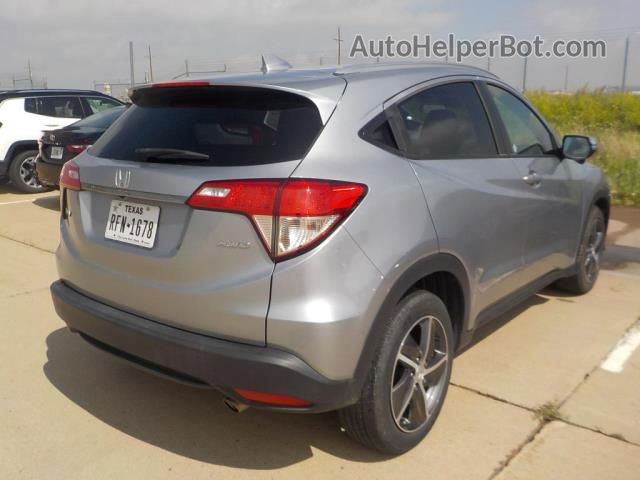 2021 Honda Hr-v Ex Silver vin: 3CZRU6H5XMM750419