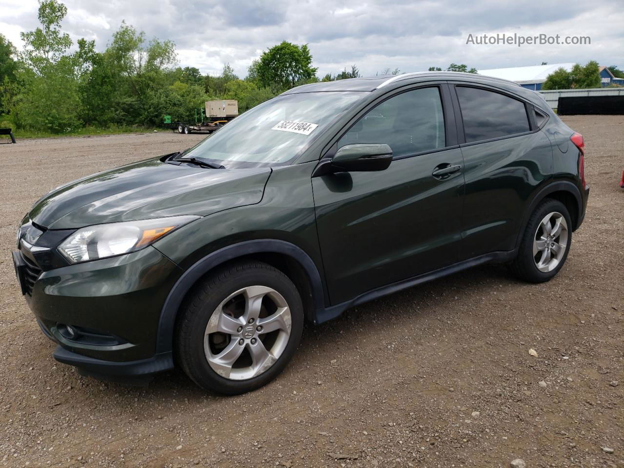 2016 Honda Hr-v Exl Green vin: 3CZRU6H70GM714681