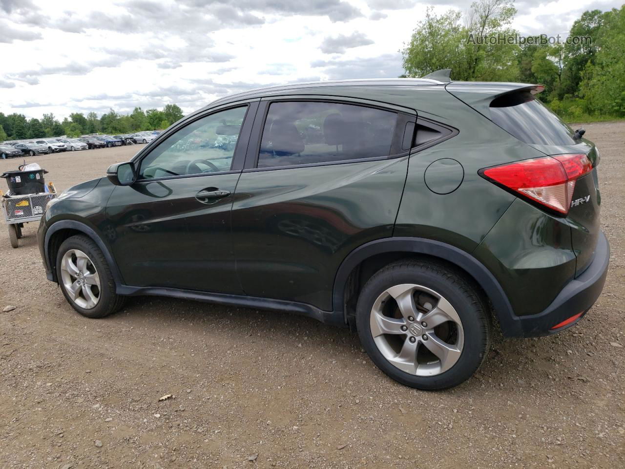 2016 Honda Hr-v Exl Green vin: 3CZRU6H70GM714681