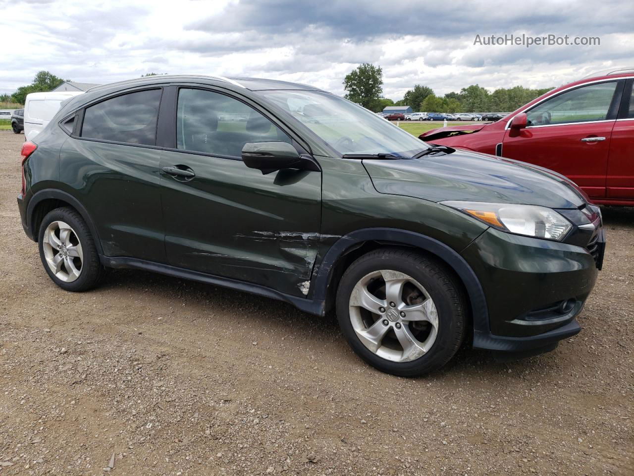 2016 Honda Hr-v Exl Green vin: 3CZRU6H70GM714681