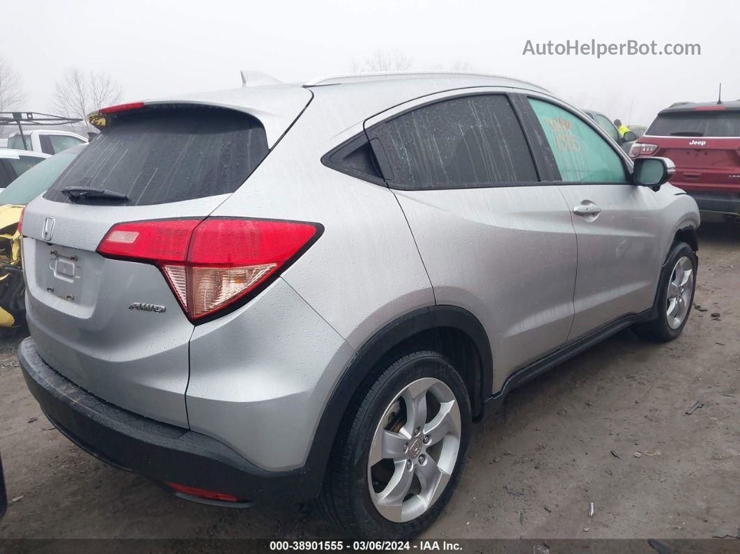 2016 Honda Hr-v Ex-l Серебряный vin: 3CZRU6H70GM730184