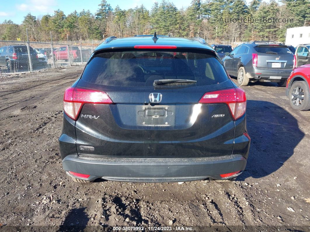 2016 Honda Hr-v Ex-l Черный vin: 3CZRU6H70GM733988