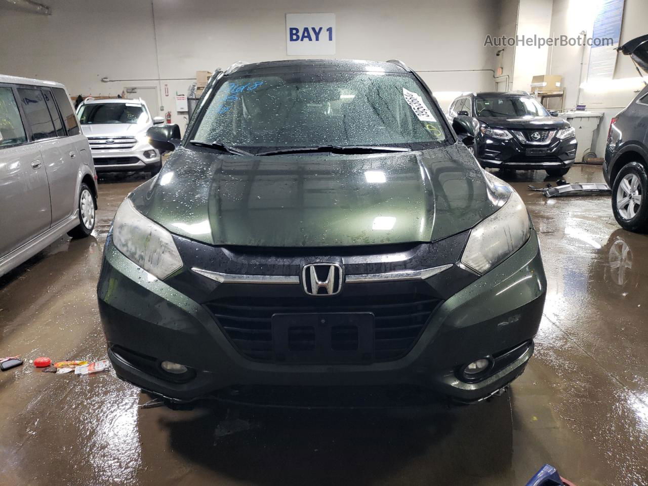 2016 Honda Hr-v Exl Green vin: 3CZRU6H70GM745624