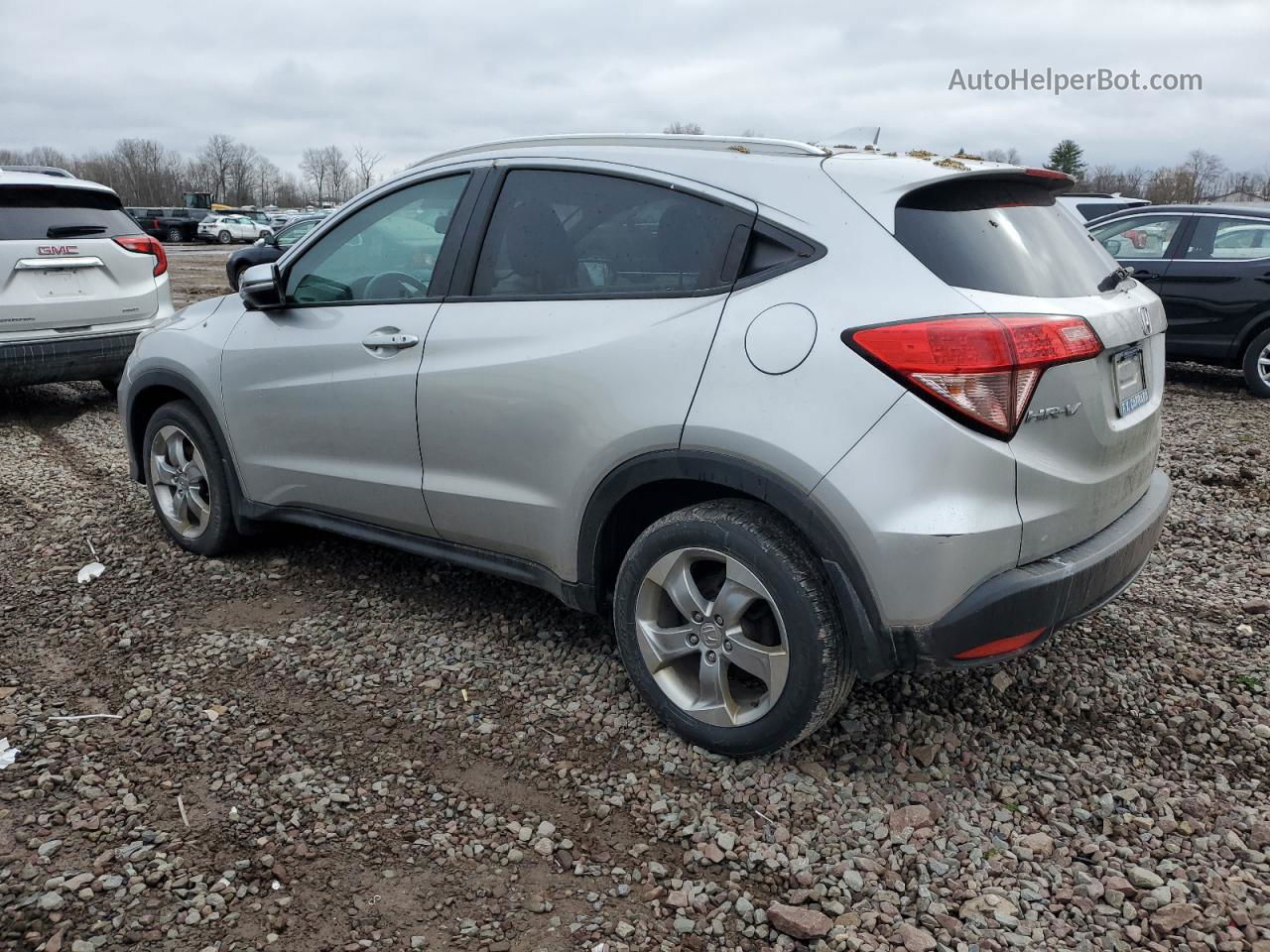 2016 Honda Hr-v Exl Silver vin: 3CZRU6H70GM766442