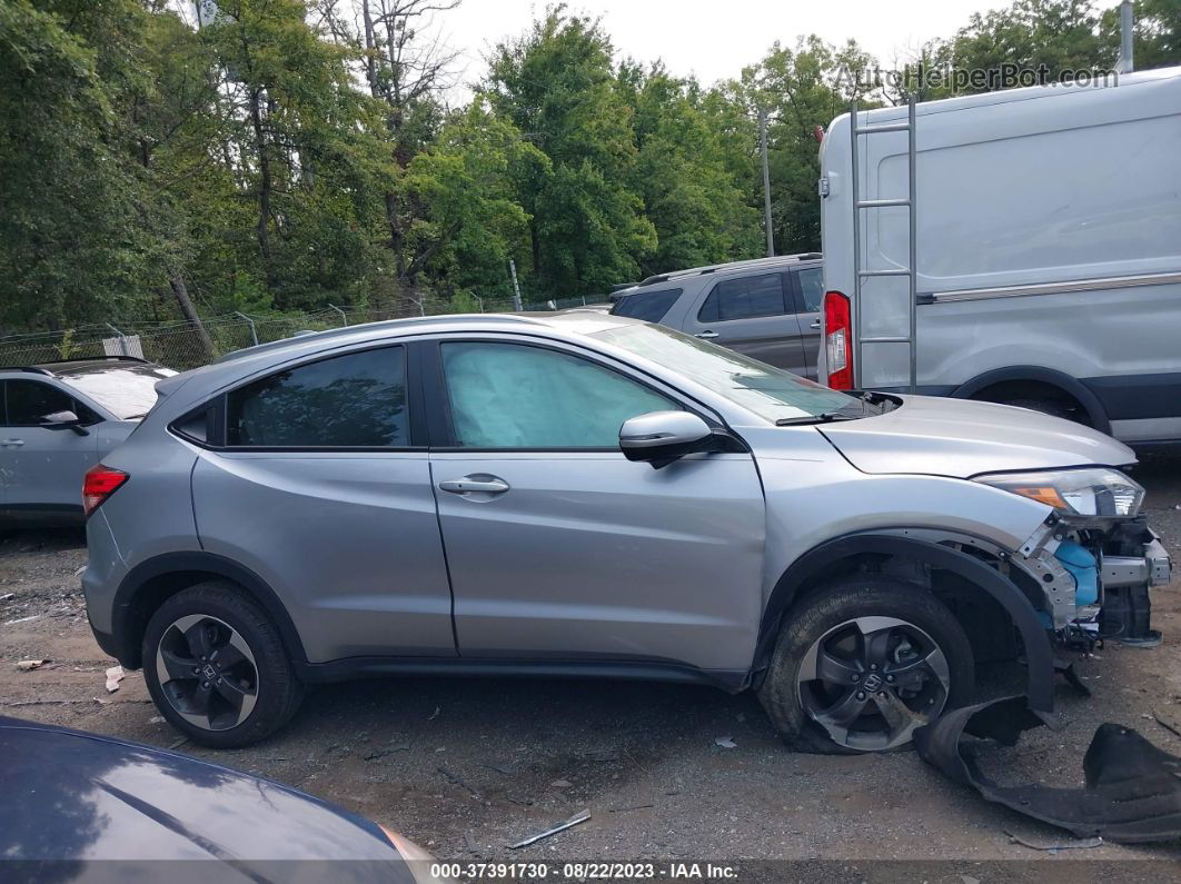 2018 Honda Hr-v Ex-l Gray vin: 3CZRU6H70JM722268