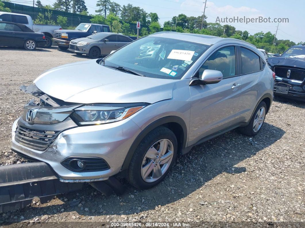 2019 Honda Hr-v Ex-l Silver vin: 3CZRU6H70KM730064