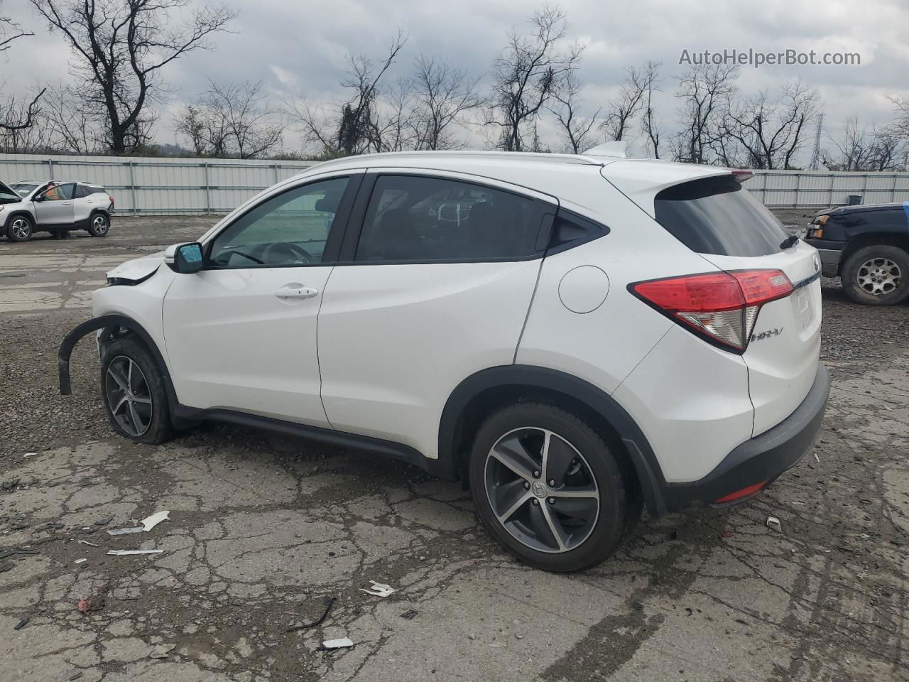 2021 Honda Hr-v Exl White vin: 3CZRU6H70MM705636