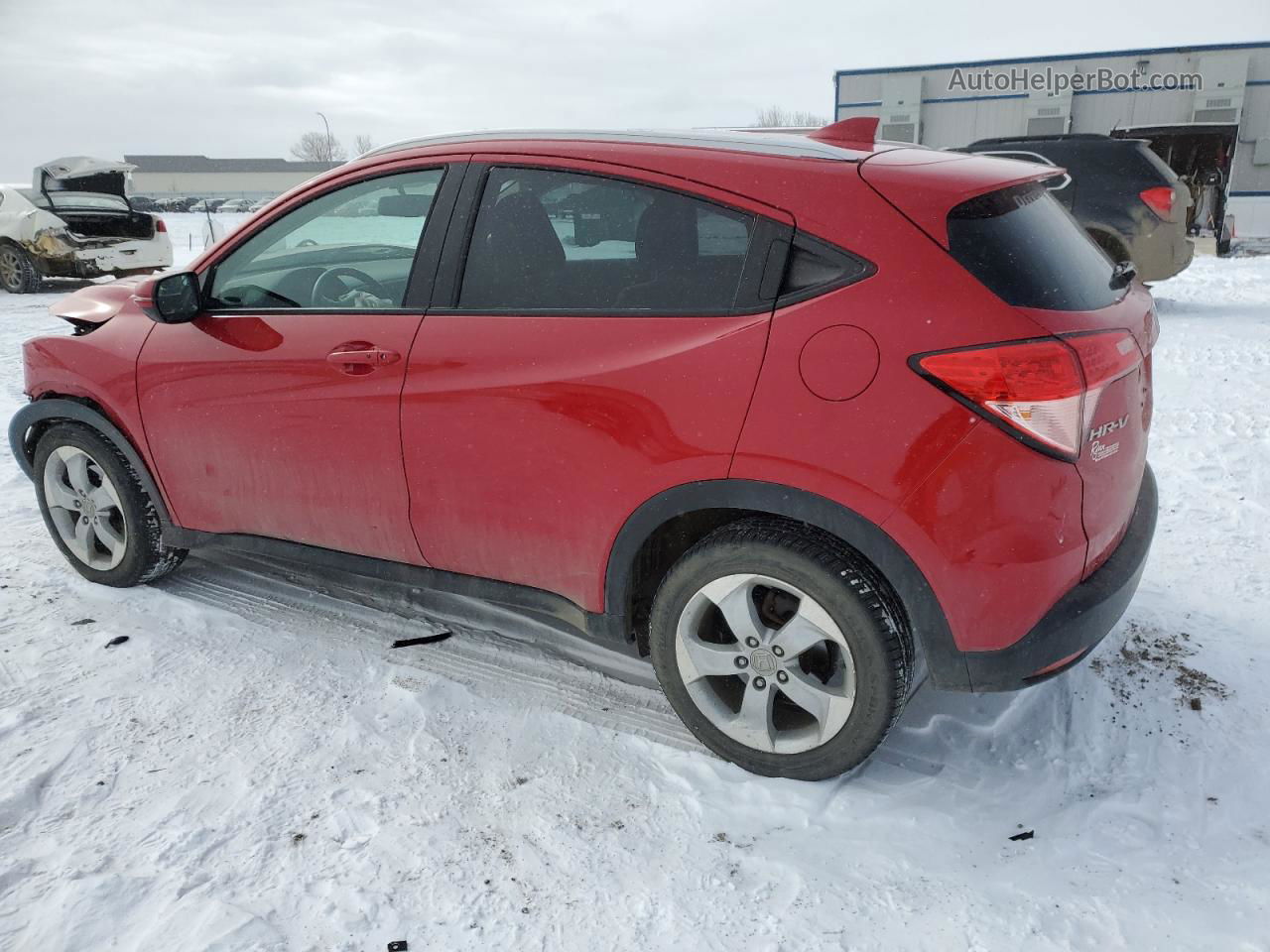 2016 Honda Hr-v Exl Red vin: 3CZRU6H71GM722594