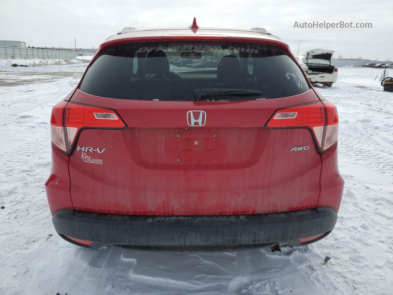 2016 Honda Hr-v Exl Красный vin: 3CZRU6H71GM722594