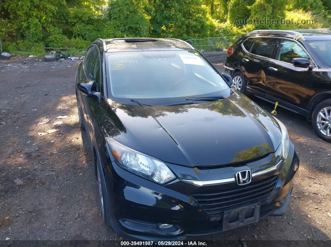 2016 Honda Hr-v Exl Black vin: 3CZRU6H71GM723390