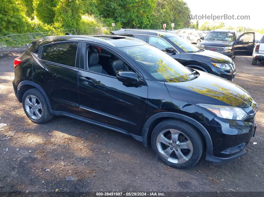 2016 Honda Hr-v Exl Black vin: 3CZRU6H71GM723390